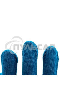 Перчатки из синтетической нити, ПВХ точка, 13 класс, 