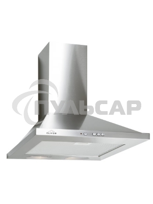 Вытяжка каминная Elikor Оптима 50Н-400-К3Л нержавеющая сталь, 50 см, 400 куб. м/ч, 55 дБ