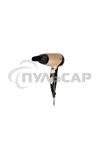 Фен Centek CT-2209 BLG черный/золотой перламутр 1600Вт, складная ручка, концентратор