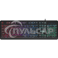 Клавиатура проводная Defender Raid GK-778DL, USB, черный