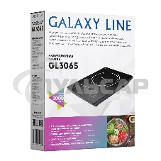 Электроплитка Galaxy Line GL3065, черная(6шт) Индукционная плитка 2000 Вт, 8 программ приготовления: суп, тушение, кипячение, молко, жарка, мультиповар, каша/пар, вок. Регулировка температуры в диапазоне 80-270 °С, диапазон параметров мощности от 200-2000
