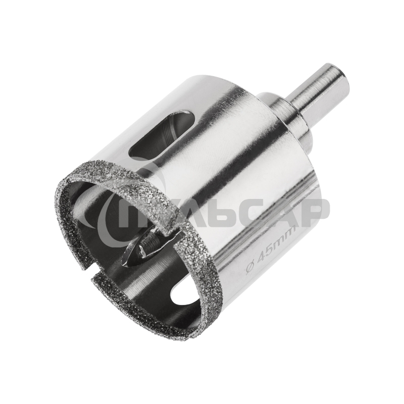 Коронка алмазная 45 мм по керамогранитус центровочным сверлом Kranz