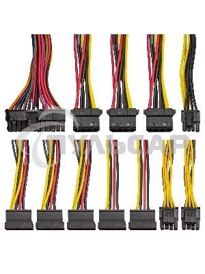 Блок питания серверный 400W ExeGate EX292186RUS ServerPRO-2U-400ADS (2U, APFC, КПД 85% (80 PLUS Bronze), 6см ball bearing fan, 24pin, 2x8pin, 5xSATA, 3xIDE)