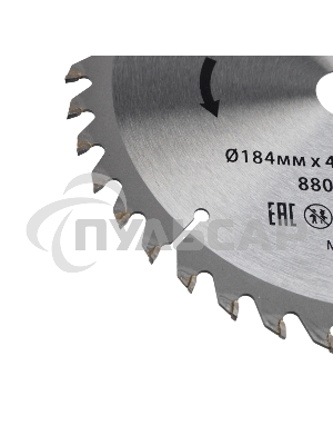 Диск пильный 184 мм х 40 зуб х 20/16 мм Kranz