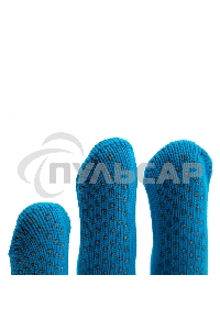 Перчатки из синтетической нити, ПВХ точка, 13 класс, 