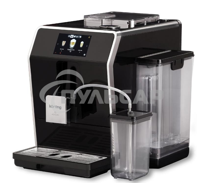 Кофемашина автоматическая Korting KACM 2004 ADAGIO черный, молотый/зерновой, 1.5 л, 1580 Вт, 20 бар