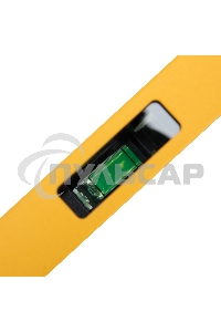 Уровень алюминиевый, магнит., фрезерованный, 3 глазка (1 зеркал.), 0,5 мм/м, 1000 мм  Denzel