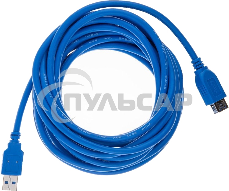 Кабель AM/AF USB3.0 5.0м VCOM удлинитель USB 3.0, VUS7065-5M