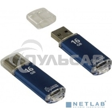 Флешка USB Smartbuy R/W USB 16Gb V-Cut series Blue SB16GbVC-B
