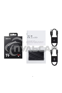 Внешний SSD Samsung T9, 1TB, USB 3.2 Gen 2x2 Type-C, R/W 2000/1950, черный