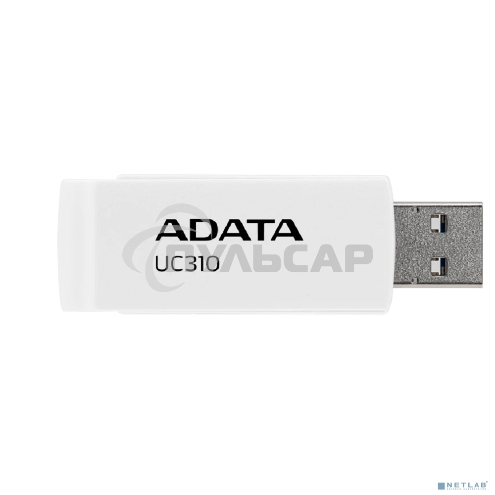 Флешка USB ADATA UC310 (UC310-64G-RWH), 64 Gb, USB 3.2 Gen 1, R/W 100/30, белый