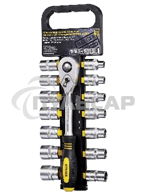 Набор головок BERGER BG2035 торцевых 1/2'' superlock 15предметов