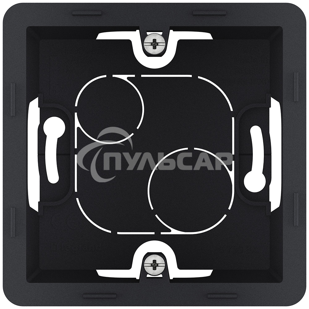 Коробка накладного монтажа Inspiria 1 пост антрацит