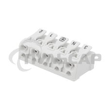 Клемма пружинная соединительная КСП 5-полюсная с монтажными ножками (50 шт./уп.) Rexant