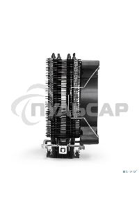 Кулер для процессора ExeGate Dark Magic EXX400V2-PWM.RGb серебристый, 120 мм, алюминий/медь, 2100 об/мин, 24 дБ, 4 pin, 140 Вт, 155 мм