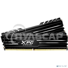Оперативная память XPG Gaммix D10, DDR4, 16Gb (2x8Gb), 3200MHz, CL16, UDIMM, с радиатором, черный
