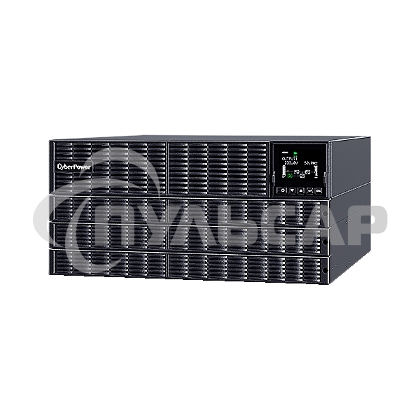 Источник бесперебойного питания CyberPower OLS6KERT5U Online 6000VA/6000W USB/RS-232/Dry/EPO/SNMP/CloudCard/(4 IEC С13, 4 IEC C19, terminal block)/bat.detect./МВ NEW