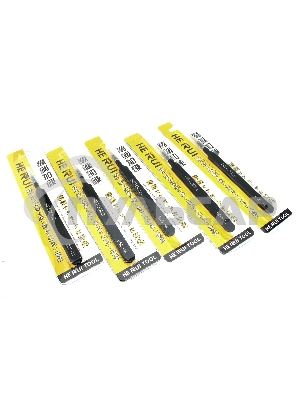 Пинцет HETOOLS ESD-14 прямой, черный 120мм 5 шт