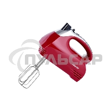 Миксер ручной Centek CT-1118 хром/вишня 350 Вт, 5 скоростей+турбо, взбивание/замешивание