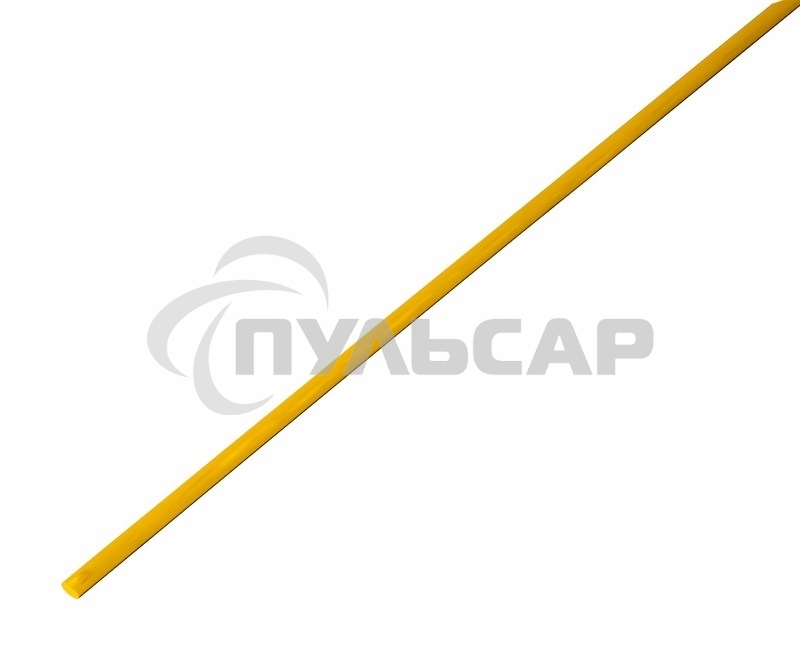 Термоусаживаемая трубка Rexant 1,5/0,75 мм, желтая, упаковка 50 шт. по 1 м