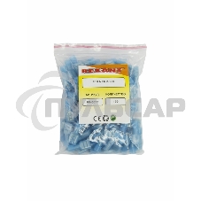 Клемма плоская полностью изолированная Rexant, гнездо 6.6 мм, в нейлоне, 1.5-2.5 мм² (РПи-м(н) 2.5-(6.3)), синий