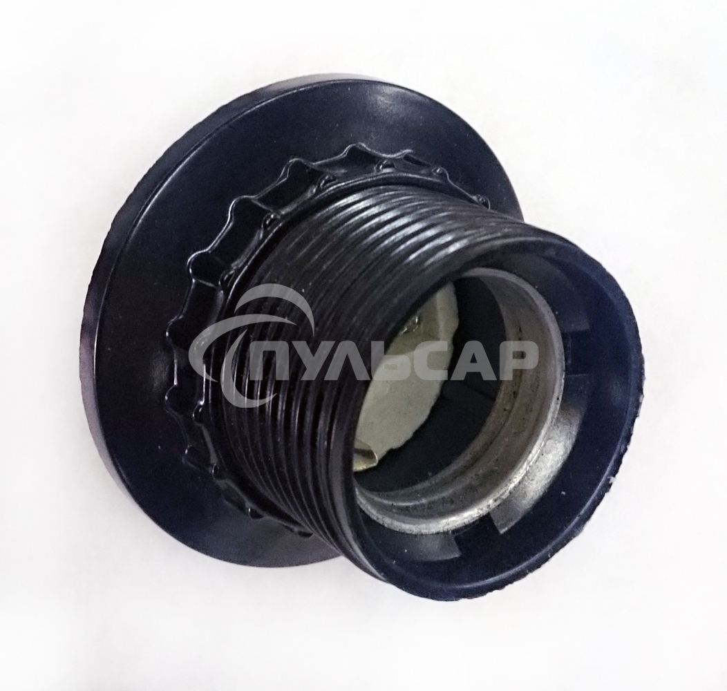 Патрон электрич. E27 Пкб27-04-К11 с кольцом карболит. черный (с этикет.) ИЭК EPK11-04-01-K01