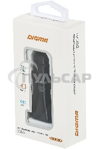 Автомобильное зарядное устройство Digma DGC2B 3A PD черный