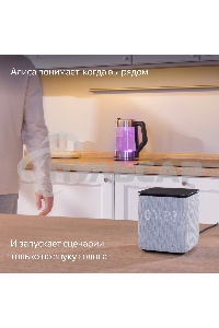 Умная колонка Яндекс Станция Миди, ZigBee, 24Вт, с голосовым ассистентом Алиса на YaGPT, малиновый