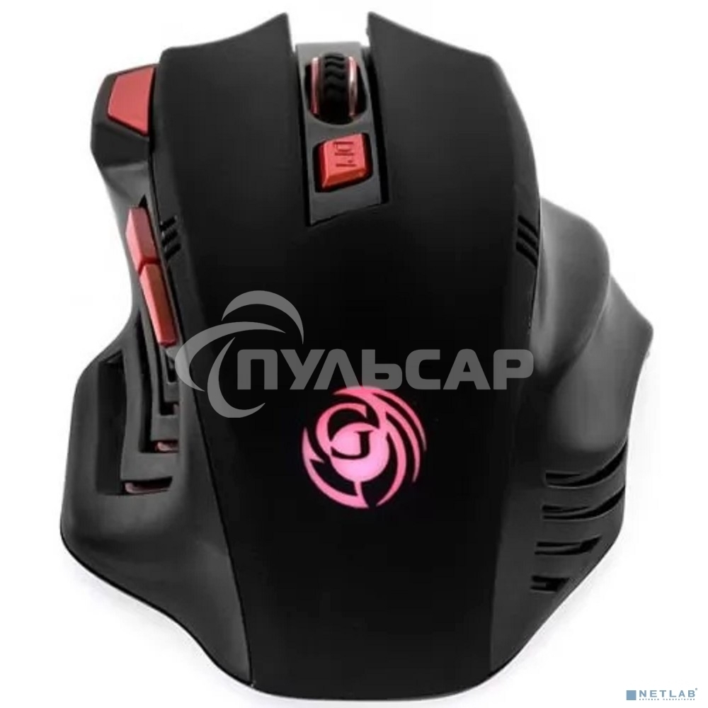 Мышь беспроводная Dialog Gan-Kata MRGK-14UR черный, 1600 dpi, радиоканал, USB, кнопки - 6