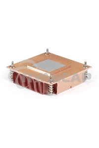 Радиатор для процессора ExeGate ESNK-0047.1U.2011/2066.Cu медный, медь, 100 Вт, 25 мм