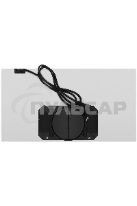 Вытяжка встраиваемая HOMSair Crocus Push 52 черный, 51.8 см, 850 куб. м/ч, 53 дБ