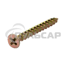 Саморез оконный KRANZ острый, 4.1х40, желтый цинк, короб (500 шт./уп.)