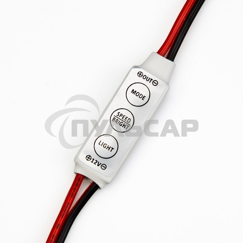 Мини диммер радио LED 72/144 W, 3 кнопки,12 V/24 V