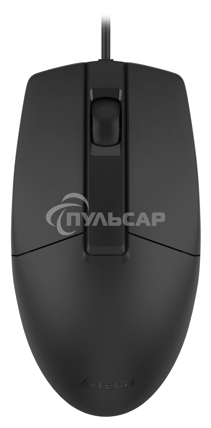Мышь проводная A4Tech OP-330S черный, 1200 dpi, USB, кнопки - 3
