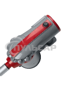 Пылесос вертикальный Galaxy GL 6255 серый/красный, питание от сети, 150 Вт, уборка сухая, пылесборник 0.8 л