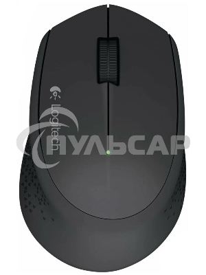 Мышь беспроводная Logitech M280 серый, 1000 dpi, радиоканал, USB, кнопки - 3