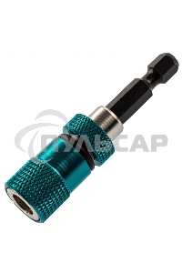 Адаптер для бит с ограничителем и двойным магнитом, 1/4