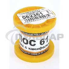 Припой ПОС-61 диаметр 1,5 мм с канифолью 50 гр