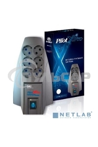 Сетевой фильтр Pilot X-Pro 3м (6 розеток) серый (коробка)
