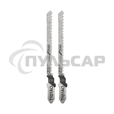 Пилка для электролобзика 75 мм 20 з/д 2-20 мм фигурный рез T101AO (2 шт./уп.) (дерево) Kranz