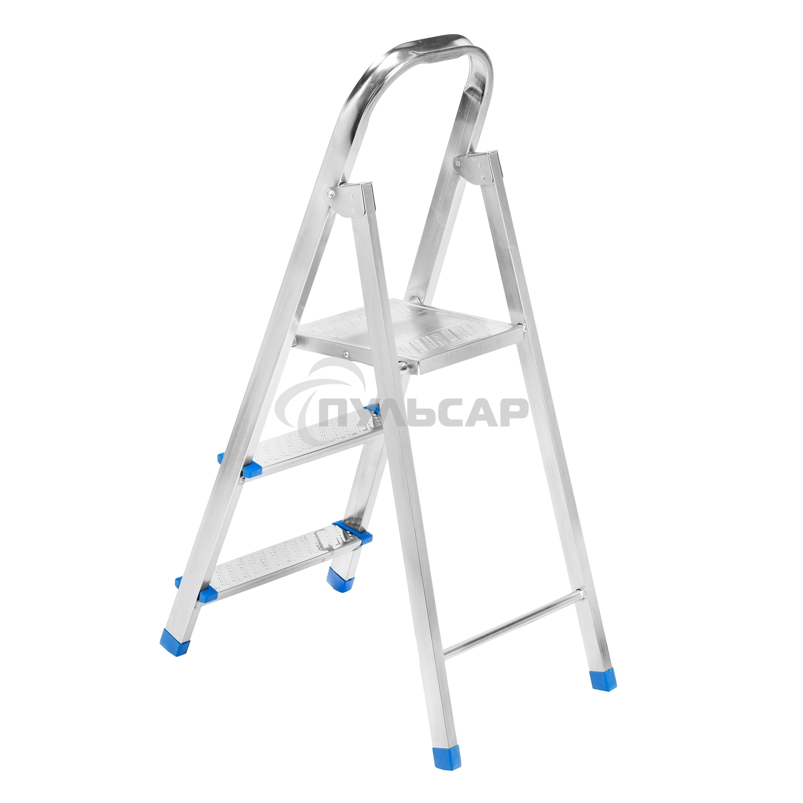 Стремянка Сибртех 3 ступени, стальная, оцинкованная