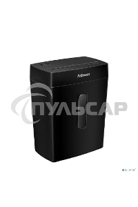 Шредер Fellowes PowerShred Р-42С черный (секр.P-4) фрагменты 8лист. 15лтр. скрепки скобы пл.карты