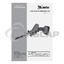 Пила сабельная аккумуляторная RС-80, Li-Ion, 20 В MTX