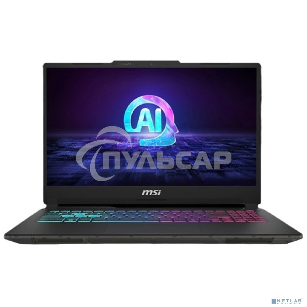 Ноутбук MSI Cyborg 15 AI A1VEK-244XRU черный Intel Core Ultra 7 155H/16Gb/SSD 512Gb/RTX 4050 6Gb/15.6