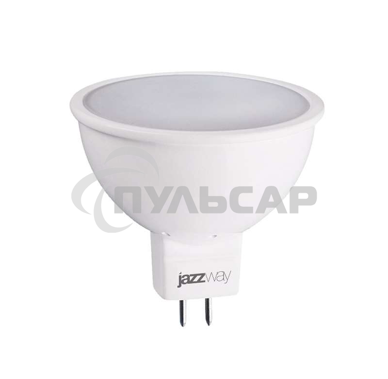 Лампа светодиодная PLED-ECO-JCDR 5Вт 4000К белый GU5.3 400лм 220-240В JazzWay 1037107A