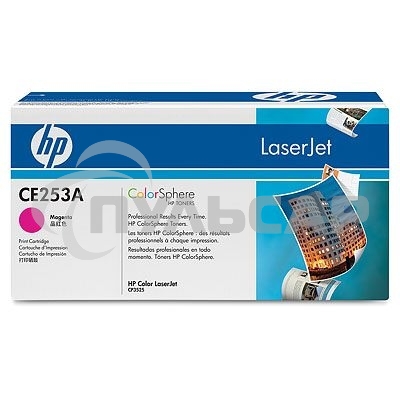 Картридж лазерный HP CE253A пурпурный CLJ CM3530/CP3525 (7000стр.)