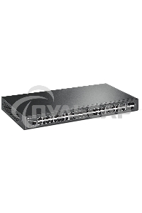 Коммутатор Jetstream 48-port gigabit L2+ managed switch with 4-gigabit uplink ports, 48 10/100/1000Mbps RJ-45 port, 4 1000Mbps SFP slots