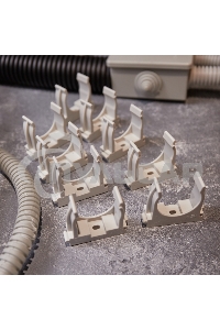 Крепеж-клипса для монтажного пистолета Ø 32 мм, серая (50 шт/уп) Rexant