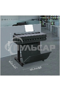Плоттер струйный HP Designjet T630, A1, цветной, 24