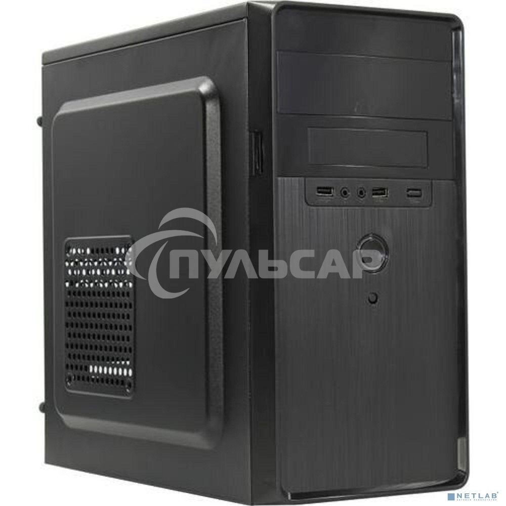 Компьютерный корпус Minitower ExeGate EX286412RUS BA-309 (mATX, без БП, 2*USB, HD аудио, черный)
